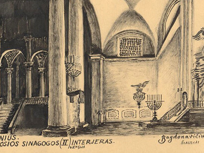 Signs of the Ruined Litvaks World. Courtesy of Vilna Gaon State Jewish Museum