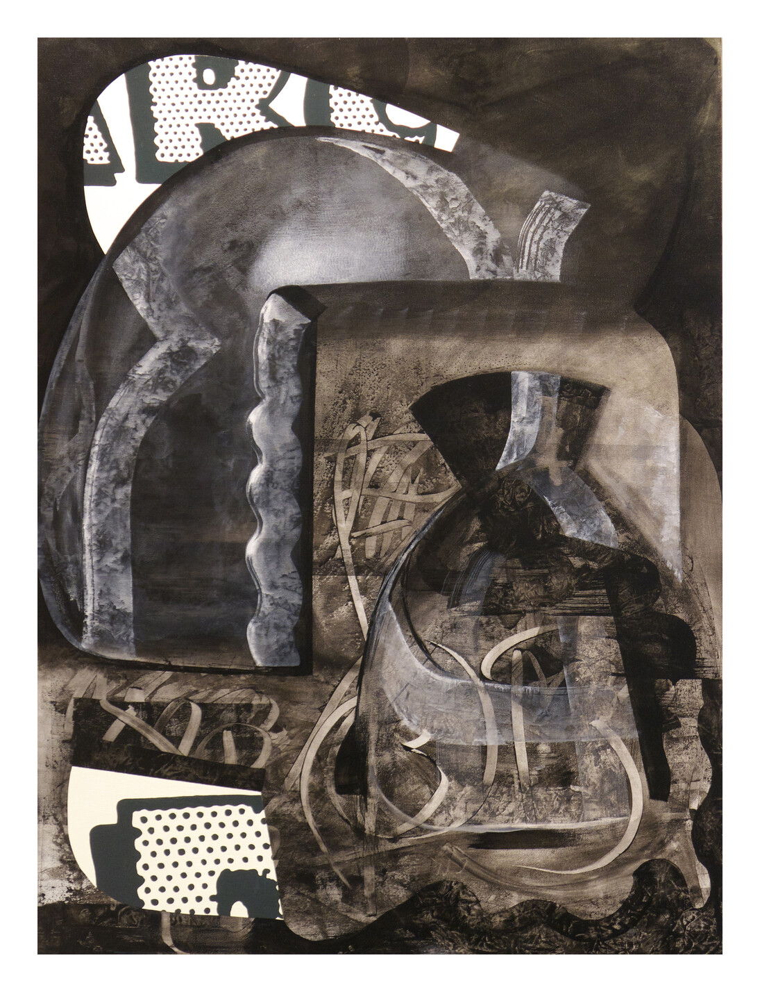 Arc, 2011
Ink and acrylic on canvas
40" x 30"
Image courtesy the Artist and TrépanierBaer
Gallery