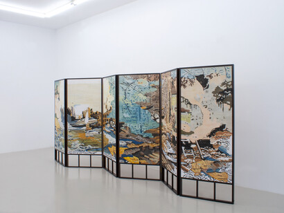Federico Miró, If this world was mine, I’d take your dreams and make ‘em multiply, vista de exhibición. Cortesía de la Galería F2
