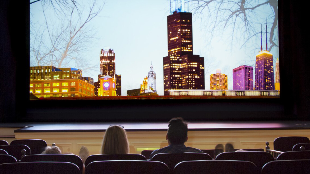 The great Chicago adventure film, exhibition view. Courtesy of the Chicago History Museum 