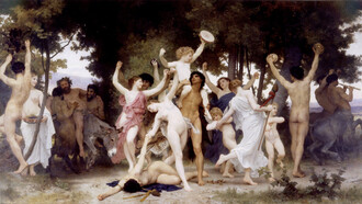 William Adolphe Bouguereau. La gioventù di Bacco