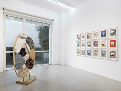 Elena Damiani, Weather bodies, exhibition view. Courtesy of Francesca Minini Gallery