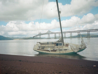 Stephen Amato-Salvatierra, OK it’s high tide and we’ve tried everything... (detail), 2020. 35mm film, 11 x 17 in, 27.9 x 43.2 cm. Courtesy of Eleanor Harwood Gallery