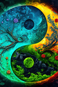 Yin yang symbol