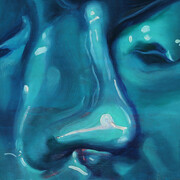 Zhang Yunyao “Hope”, 2015 Oil on panel, 30 x 30 cm. Courtesy the Artist, Perrotin and Don Gallery