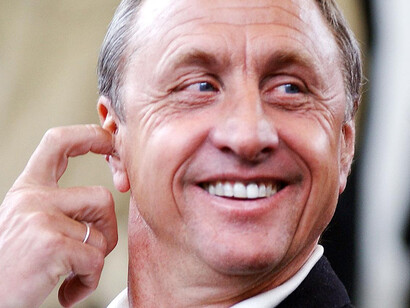 Johan Crujiff dopo essersi ritirato
