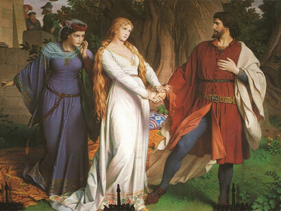 Tristano e Isotta scoperti dal Re Marco, August Spiess, 1883