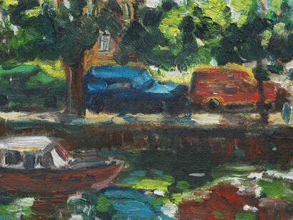 Armen Eloyan, City paintings Amsterdam. Courtesy of Upstream Gallery