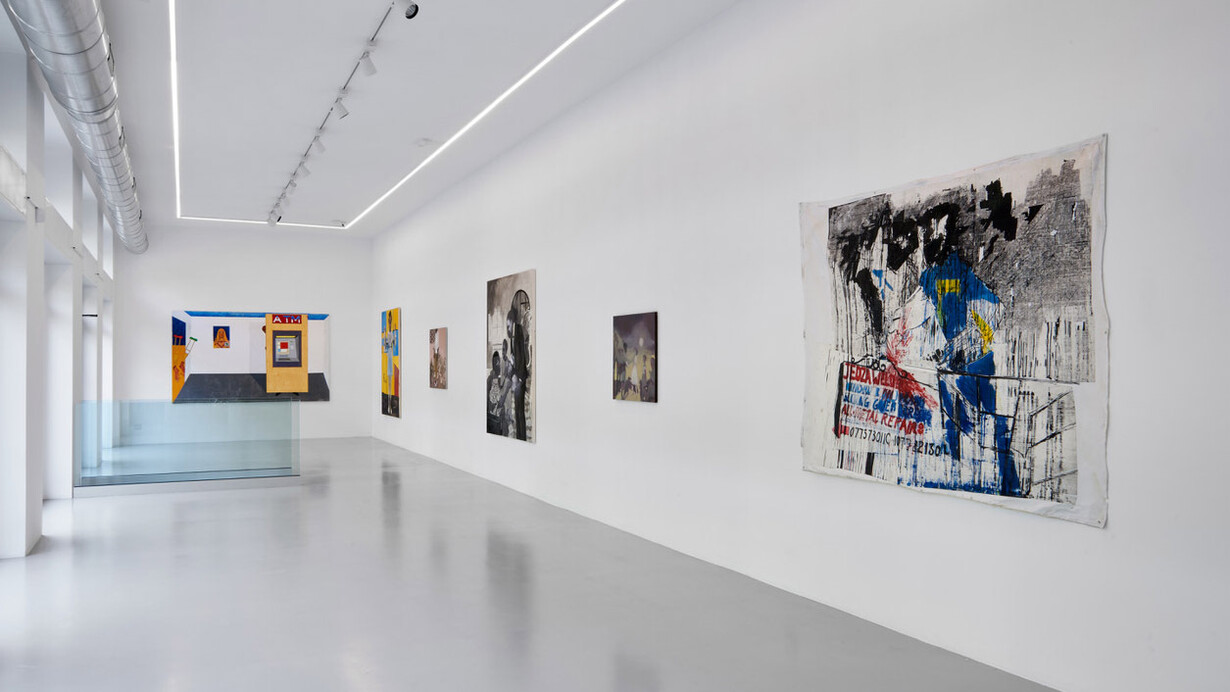 African Character installation view