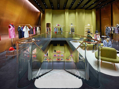 Interno Miu Miu Building in Miyuki Street, Giappone
