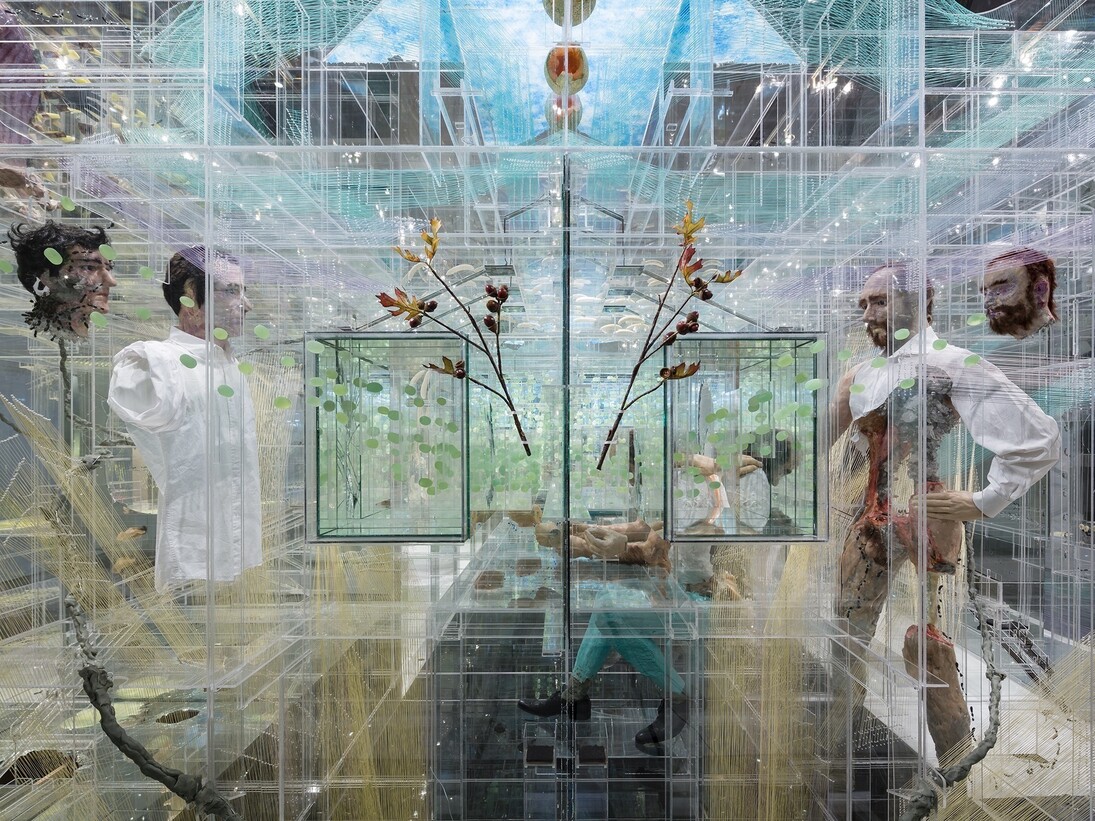 Detail of: The Flux and The Puddle, 2014, Photograph by James Ewing, © David Altmejd, Image courtesy of Andrea Rosen Gallery, New York