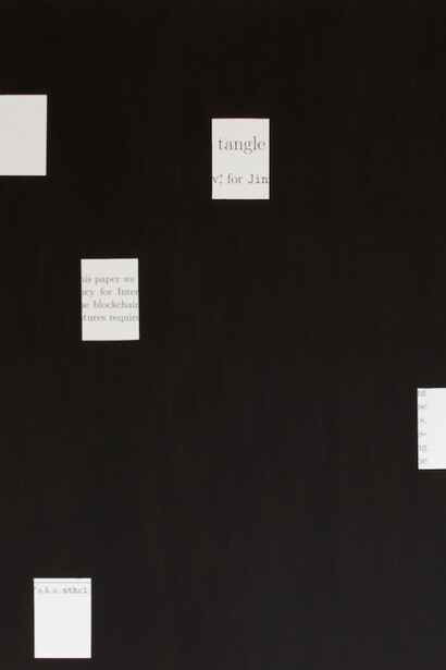 One colour. Courtesy of PPC Philipp Pflug Contemporary