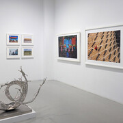 Edward Burtynsky, On the road, exhibition view. Courtesy of Sundaram Tagore Gallery
