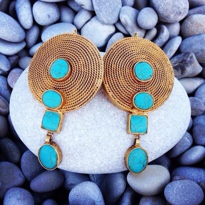 Earrings by Attia Shiraz
