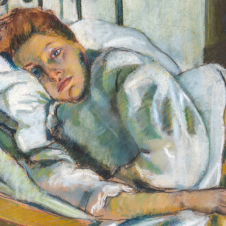 Philippe Smit, Jeune fille dans un lit (detalle), vers 1914. Cortesía del Musée d’Orsay