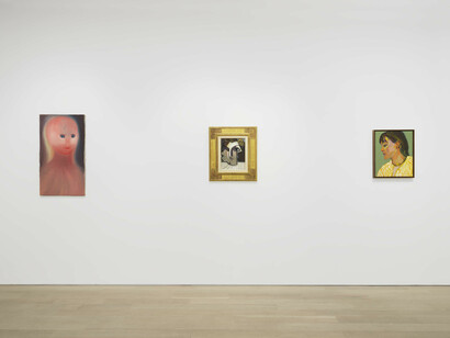 Various artists, Visages, exhibition view. Courtesy of Almine Rech 