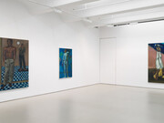 Lynette Yiadom-Boakye, Many a moonlit caveat, exhibition view. Courtesy of Jack Shainman Gallery