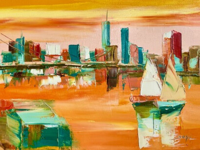 Maestra Skani, Colors of Love, 2023. Courtesy of the artist and Galerie Mourlot