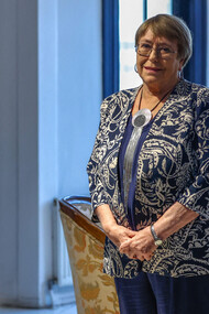 As of February 2026, former Chilean President Michelle Bachelet has formally entered the race to become the next United Nations Secretary-General. Photo by © Raul Bravo/AFP