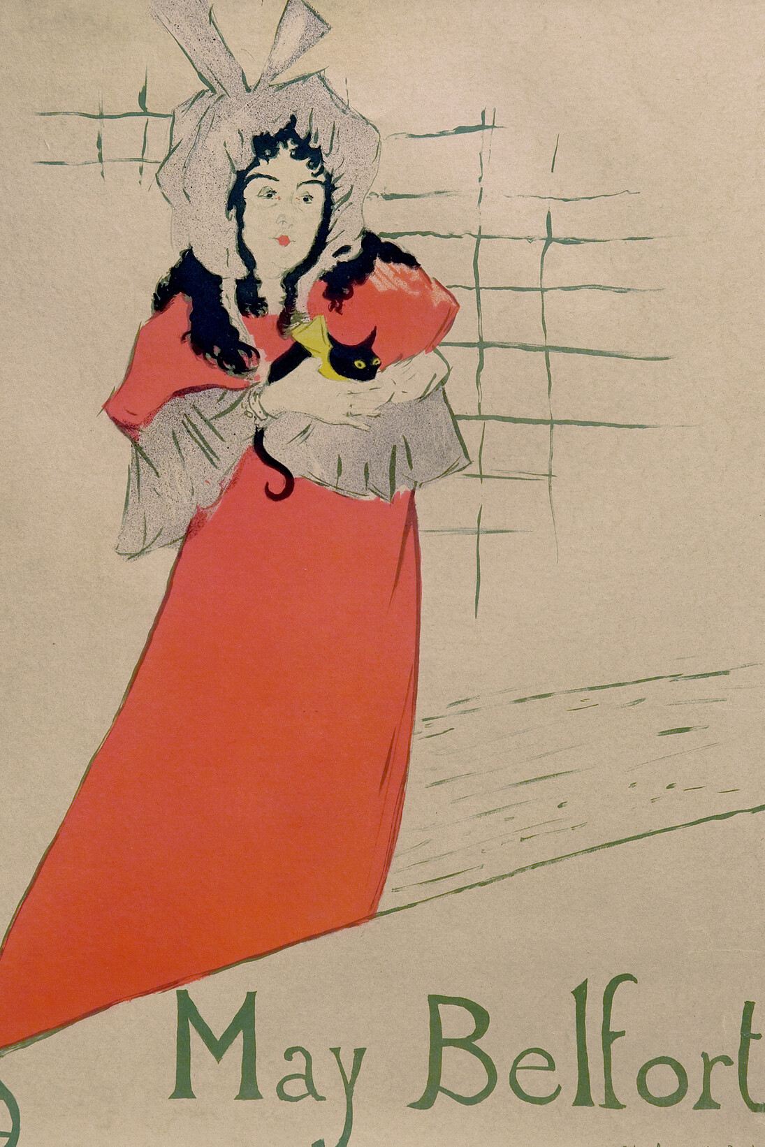 Henri de Toulouse-Lautrec - May Belfort
1895 - Color Lithography, 79,5x61 cm © Herakleidon Museum, Athens, Greece