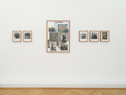 Various artists, Archives and orbits, exhibition view. Courtesy of Bernhard Knaus Fine Art