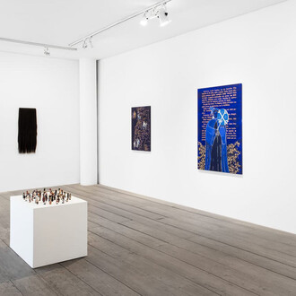 Seba Calfuqueo, Semilla, vista da exposição. Cortesia da Galeria Marília Razuk