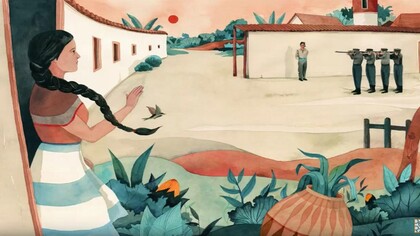 Ilustración de Luisa Rivera para la edición especial por los 50 años de ‘Cien años de soledad’ (2017, Penguin Random House)