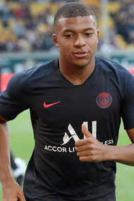 Kylian Mbappé en 2019. Le PSG l’emporte et ira défendre ses deux buts d’avance chez le voisin ibère © By Sandro Halank,CC BY-SA 4.0