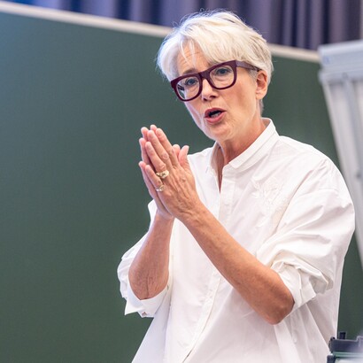 Locarno78, Filmmakers Academy meets Emma Thompson,.09.08.2025. Ph. MMarrtegani, Locarno Film Festival / Ti-Press