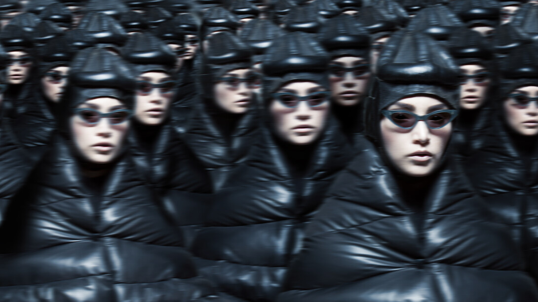 PH. Michele De Andreis. Styling Alberto Caselli. Make-up and hair Alessio Giovanelli. Models Agata, Annie Van Rickley. At independent model management. PH. Assistant Clara Melchiorre. 
