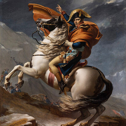Jacques-Louis David, Bonaparte valica il Gran Bernardo (1803)