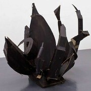 Pere Llobera, "Foc negre", 2013, Materiales diversos, 110 x 110 x 120 cm