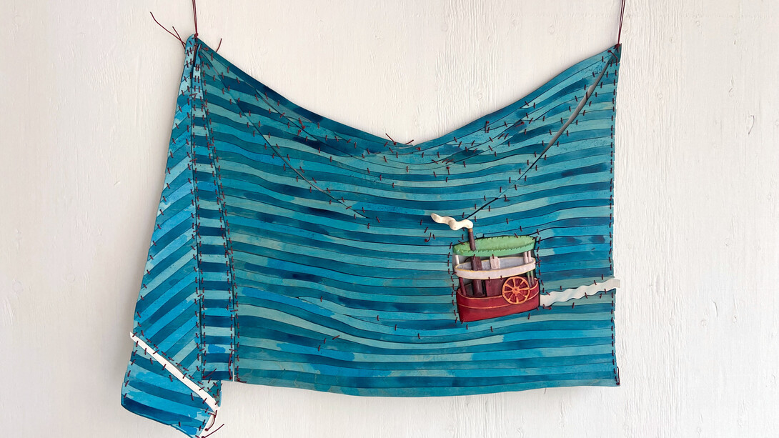 Dan Gunn, Paddleboat scenery, 2026. Courtesy of Pentimenti