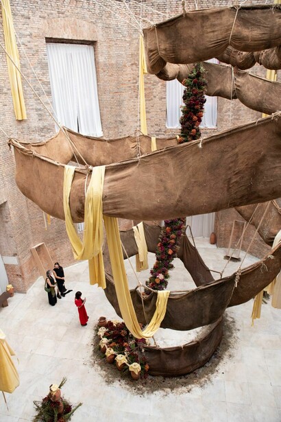 Dan Lie, Deixar ir, vista da exposição. Cortesia da Pinacoteca