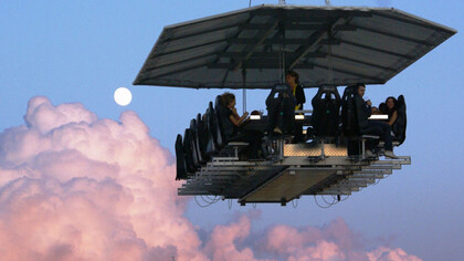 Dinner in the Sky – Brussels, Belgium   