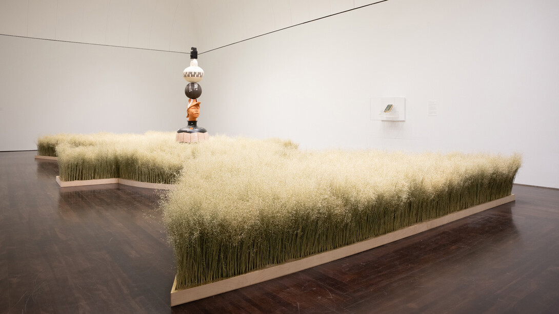 Tavares Strachan, Between me and you, exhibition view. Courtesy of Blanton Museum of Art