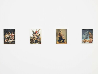 Cesar Santos, Manuscripts, exhibition view. Courtesy of Robilant+Voena Gallery