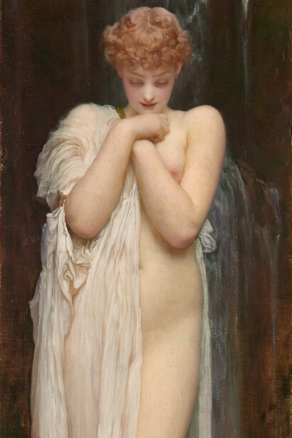 Frederic, Lord Leighton Crenaia, the nymph of the Dargle ca.1880 Oil on canvas The Pérez Simón collection, Mexico © Studio Sébert Photographes
