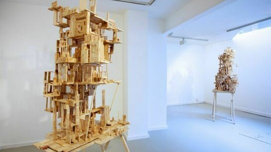 Neil Dixon, installation view (2013) photo © Philip Sayer, courtesy of Marsden Woo Gallery