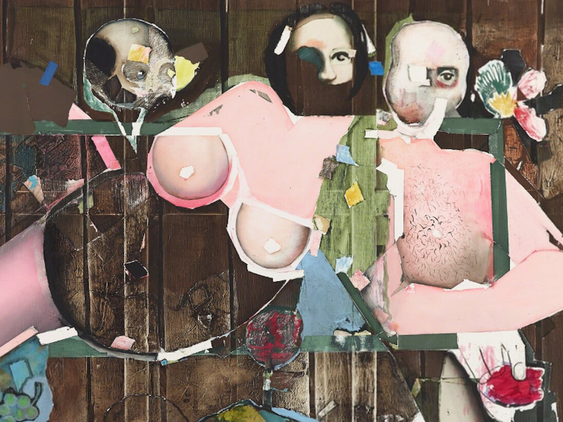Magnus Plessen, Untitled (26) , 2016. Courtesy of White Cube