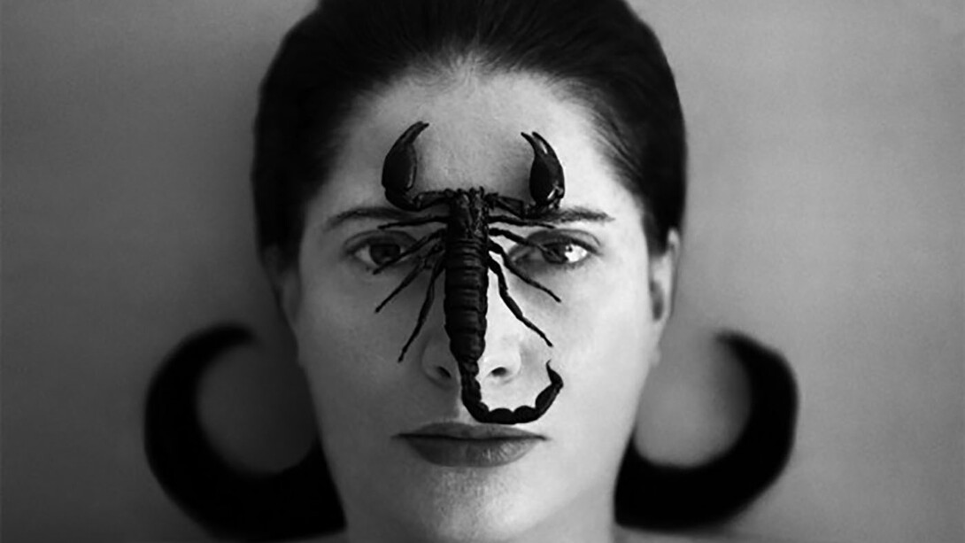 Marina Abramović, Portrait with Scorpion 