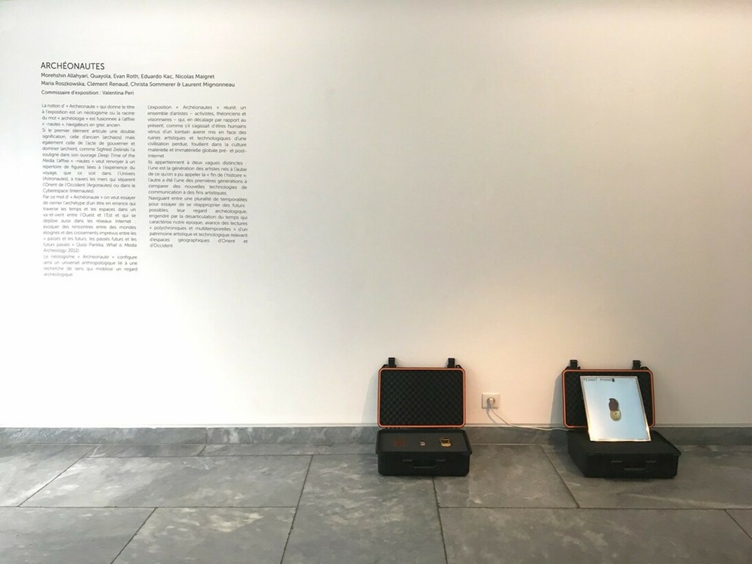Archeonautes, Exhibition view. Courtesy of Galerie Charlot