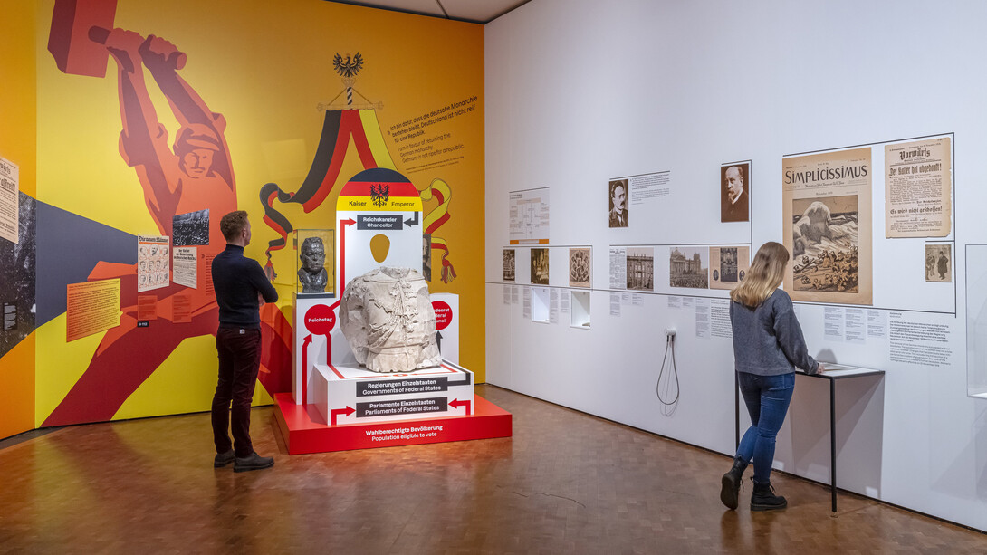 Roads not taken, or things could have turned out differently, exhibition view. Courtesy of Deutsches Historisches Museum