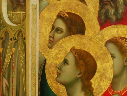 Maestà di Giotto detta Ognissanti, particolare