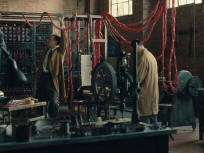 The 'Bombe' was designed by Turing 