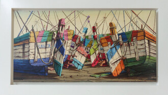 Obra 'Santa Rosa', de la exposición 'Esperando el verano', de Juan Pastorelli (Foto de Gianmarco Farfán Cerdán)