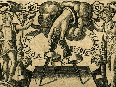 Representación de símbolos masónicos