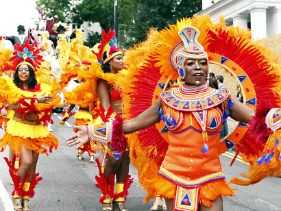 Notting Hill, Londres. Desfile por las calles del barrio