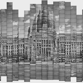 Andrés Denegri, Palacio del congreso de la Nación Argentina #7 (detalle), 2023. Cortesía de Rolf Art