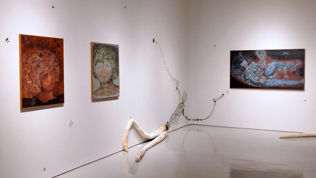 Marina Daiez, Ontogenia plantihumana, exhibition view. Courtesy of Nora Fisch Gallery